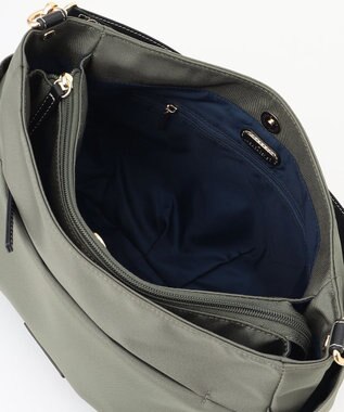 LA BAGAGERIE ポリエステルキャンバス　タックショルダー グレー