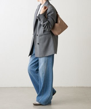 russet ナイロンジャガード2WAYミニショルダーバッグ(CE-1627) Mocha