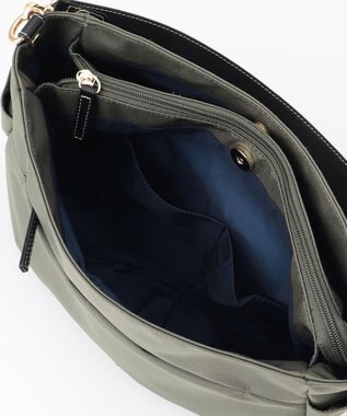 LA BAGAGERIE ポリエステルキャンバス　タックショルダー グレー