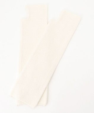 BEIGE， 【洗える】BERTAINA /  コットンアームウォーマー Ecru