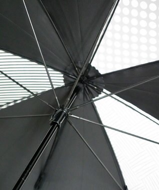 +RING レディース向け プラスリング 長傘60cm BLK T1276 黒