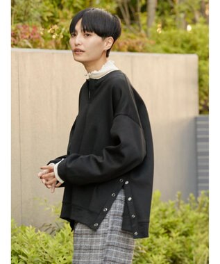 AMERICAN HOLIC カフタンサイドボタンポンチプルオーバー Black