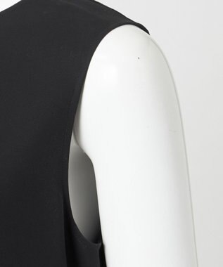 23区 【エステータ】コットンダブルクロス ワンピース ブラック系