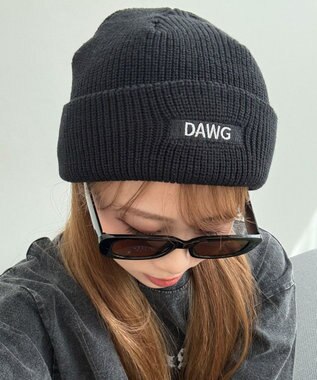 WEGO 【ユニセックス着用ITEM】ロゴショートビーニー ブラックその他