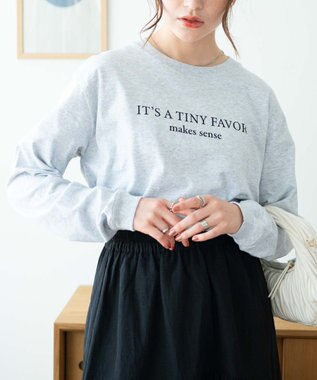 WEGO 【WEB限定】クルーネックプリントロンT 柄8