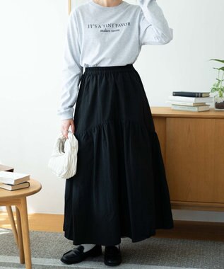 WEGO 【WEB限定】クルーネックプリントロンT 柄8