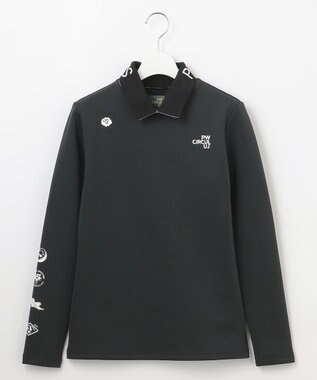 PW CIRCULUS 【WOMEN】裏フリースモックネックT ブラック系