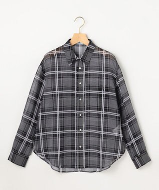 組曲 エアリーボイルシアー シャツ モノトーン系3