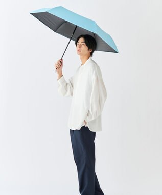 MOONBAT 【遮光100％/超軽量/自動開閉】マジで軽い傘 晴雨兼用 折りたたみ日傘 58cm マジカルテックプロテクション ペールスカイ