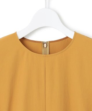 23区 S 【洗える】ストレッチタイプライター ワンピース マスタード系
