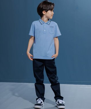 J.PRESS KIDS 【110-130cm】コットンストレッチ ロングパンツ ネイビー系