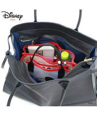 UNBILLION カシュカシュ cachecache / 【Disney】フェイスアートバッグインバッグ レッド