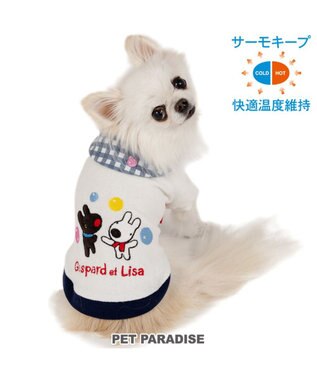 PET PARADISE リサとガスパール サーモキープ Tシャツ 《シャボン玉》 小型犬
