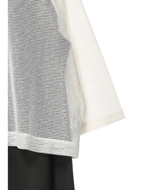 Green Parks ＳＥＴ２点　メッシュ＋ノースリーブワンピース Off White