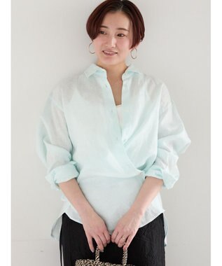 Te chichi フレンチリネンシャツ ミント