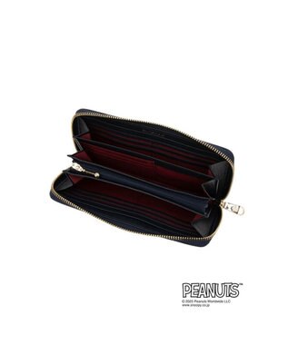 CLATHAS CLATHAS×PEANUTS ラウンド長財布 ネイビー