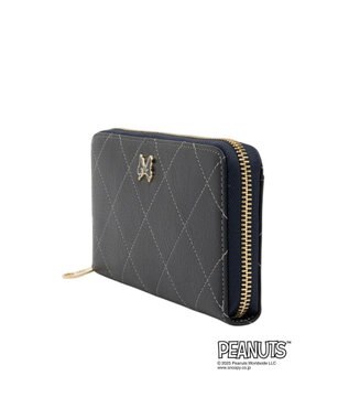 CLATHAS CLATHAS×PEANUTS ラウンド長財布 ネイビー