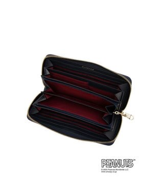 CLATHAS CLATHAS×PEANUTS ラウンド長財布 ネイビー