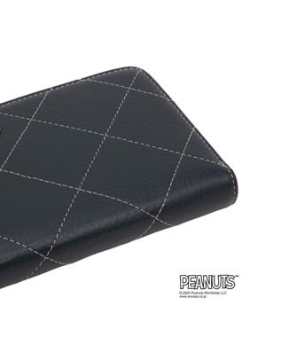 CLATHAS CLATHAS×PEANUTS ラウンド長財布 ネイビー