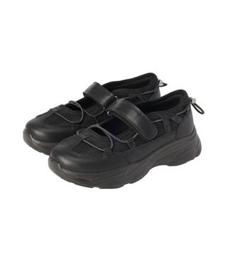 Green Parks ドロストコードメッシュスニーカー