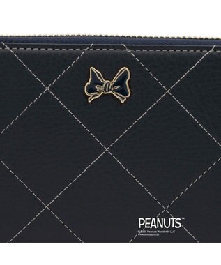 CLATHAS CLATHAS×PEANUTS ラウンド長財布 ネイビー