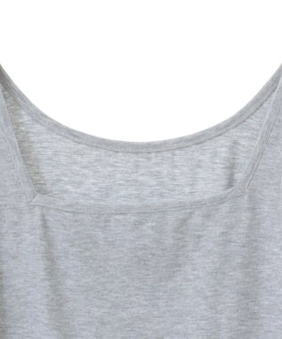 YECCA VECCA 2wayスクエアリブタンクトップ Ivory