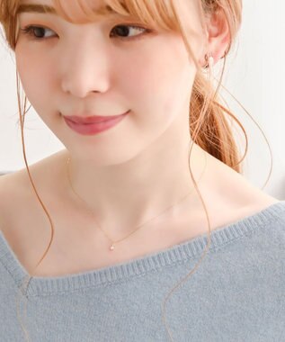 Phoebe 【K10】ジュエルラックネックレス　オパール/10月誕生石/天然石/全長:40cm ゴールド