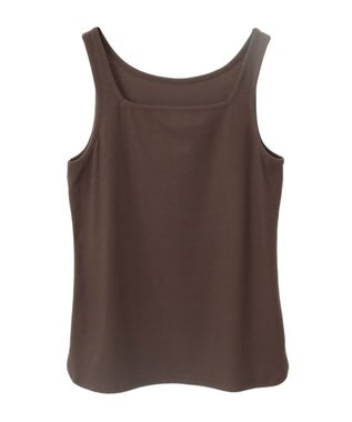 YECCA VECCA 2wayスクエアリブタンクトップ Ivory