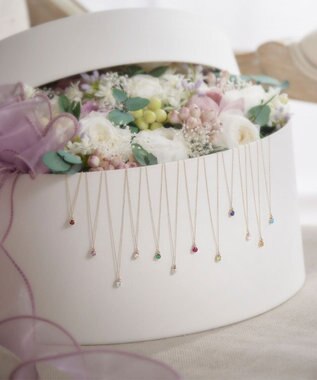 Phoebe 【K10】ジュエルラックネックレス　オパール/10月誕生石/天然石/全長:40cm ゴールド