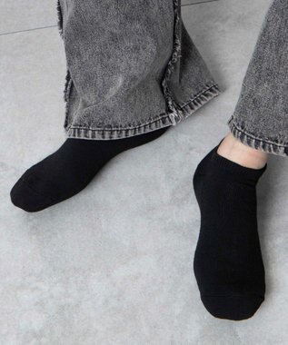 WEGO 無地ショートソックス（S） ブラック