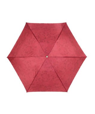 MOONBAT ミラショーン (mila schon) 折りたたみ傘 内側花プリント ワイン