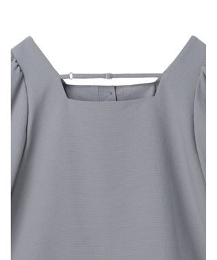 earth music&ecology ２ｗａｙストラップブラウス Grayish Blue