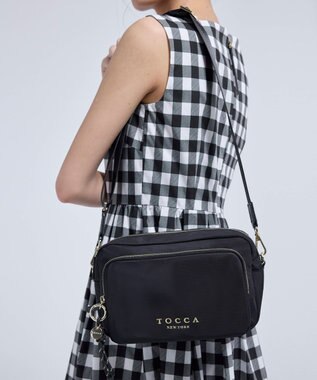 TOCCA CUSCINO POCHETTE ショルダーバッグ【WEB＆一部店舗限定・環境にやさしい素材】 ブラック系