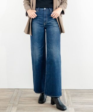 caqu modern baggy ワイドシルエットデニムパンツ USED WASH 1year