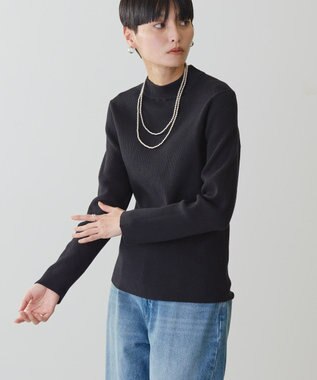 AMERICAN HOLIC ＳＥＴ　リブニットプルオーバー＋ポンチベスト Black