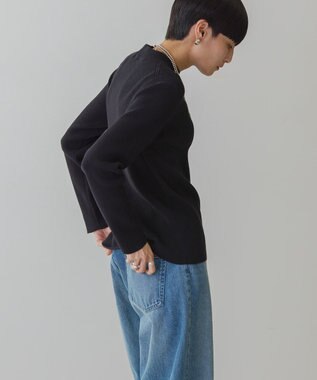 AMERICAN HOLIC ＳＥＴ　リブニットプルオーバー＋ポンチベスト Light Beige