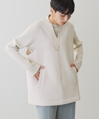 AMERICAN HOLIC ＳＥＴ　リブニットプルオーバー＋ポンチベスト Light Beige