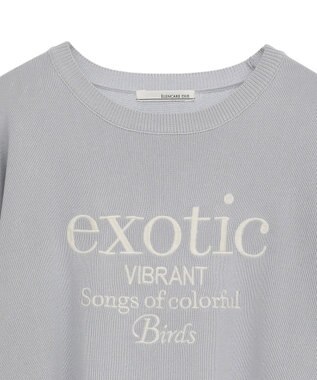 Green Parks ・ＥＬＥＮＣＡＲＥ　ＤＵＥ　ロゴ刺繍６分袖ニット Green