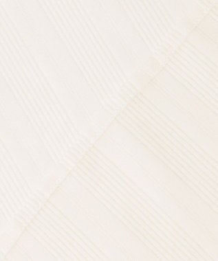 23区 【洗える】シアーストライプ ノースリーブ ブラウス ホワイト系