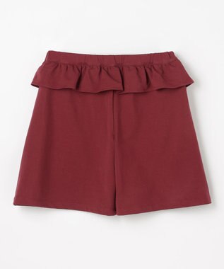 組曲 KIDS 【150-160㎝】ソフトストレッチ ショートパンツ ボルドー