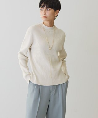 AMERICAN HOLIC ＳＥＴ　リブニットプルオーバー＋ポンチベスト Light Beige