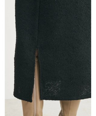 Green Parks ツイードスカート Black