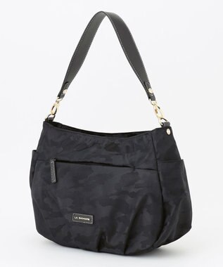 LA BAGAGERIE シャドージャカード 2WAYショルダーバッグ ブラック