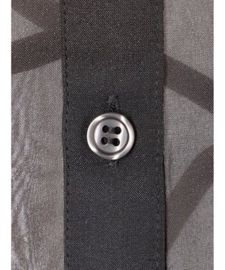 Green Parks ＥＧＯＩＳＴ　短丈シアーシャツ Charcoal Gray