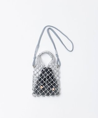 TRICOTE マクラメミニショルダーバッグ【巾着ポーチ付き】