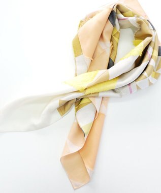 POLS 【長濱ねるさん着用】キュプラスカーフ オレンジ