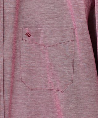 JOSEPH ABBOUD 【ストレッチで快適な着心地・イージーケア】ジャージー シャツ ワイン系