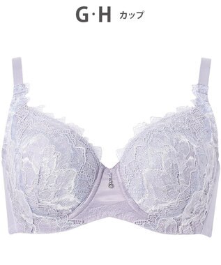 WACOAL ブラジャー 【ハグするブラ】 体温を感知してカラダになじむ 脇高設計 小さく見せる Hカップまで対応 大きいサイズ レディース フルカップ BXB318 /ワコール