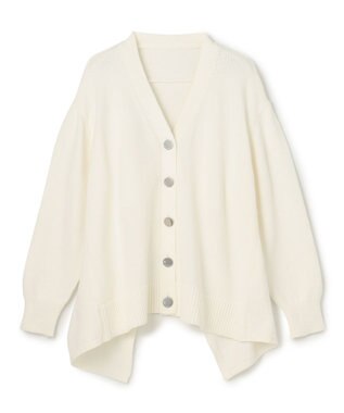 GRACE CONTINENTAL リリヤーンルーズカーディガン ホワイト