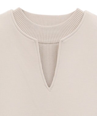 AMERICAN HOLIC ＳＥＴ　リブニットプルオーバー＋ポンチベスト Light Beige